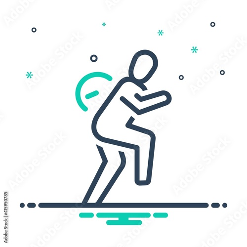 Mix icon for slowly