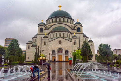 Temple of Saint Sava, Belgrade, Serbia photo