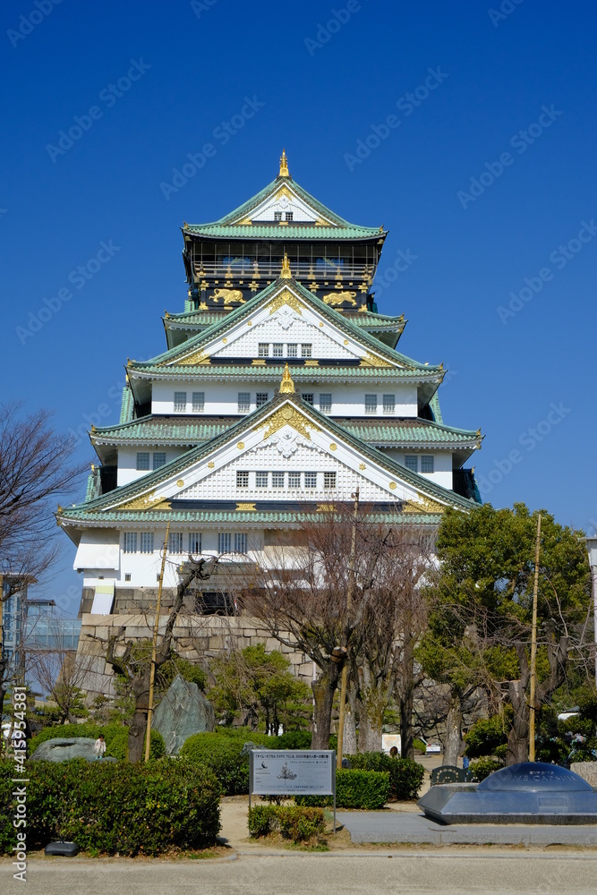 大阪城の天守閣