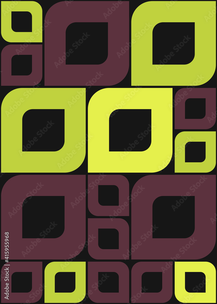 Abstract Geometric Pattern generative computational art illustration Abstract Geometric Pattern generative computational art illustration