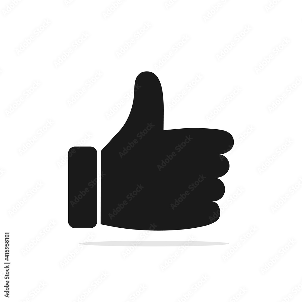 Like icon. Thumb up Icon. Illustration of Agree, Like or Okay As A Simple Vector Sign, Trendy Symbol for Design and Websites, Presentation or Mobile Application. Like icon. Thumb up Icon. Illustration of Agree, Like or Okay As A Simple Vector Sign, Trendy Symbol for Design and Websites, Presentation or Mobile Application.