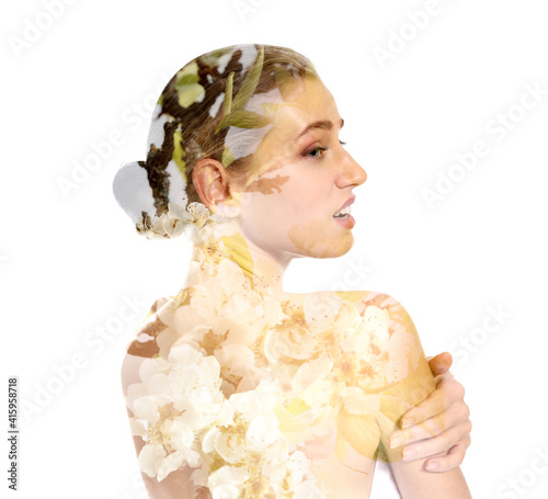Creative portrait of young ...