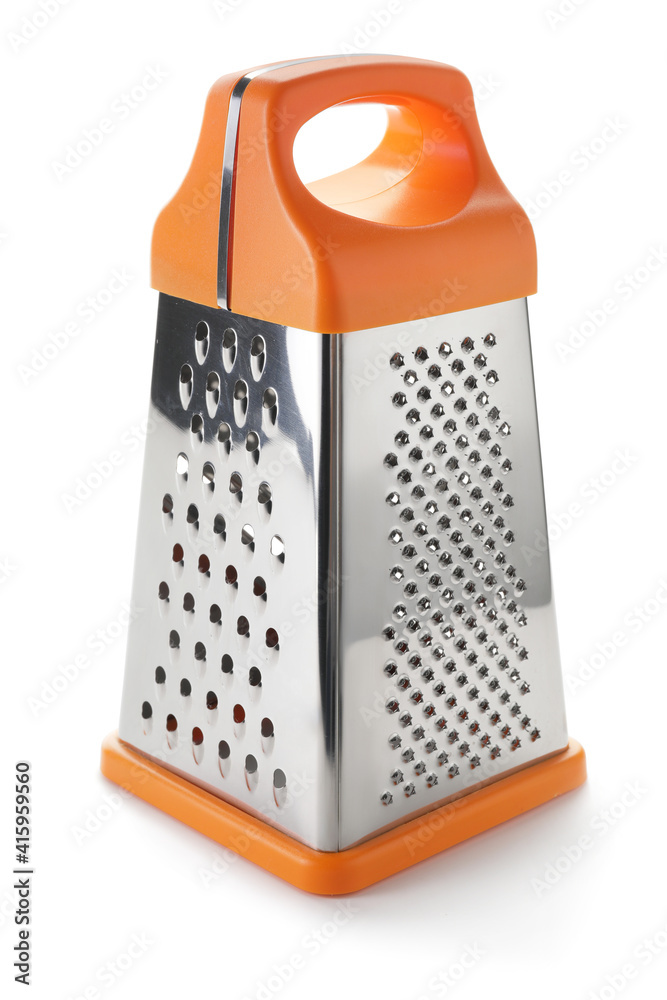 Metal grater on white background Metal grater on white background