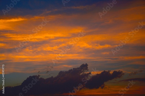 Tableau sur toile impression clouds