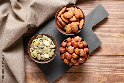 Healthy snack assortment wi...