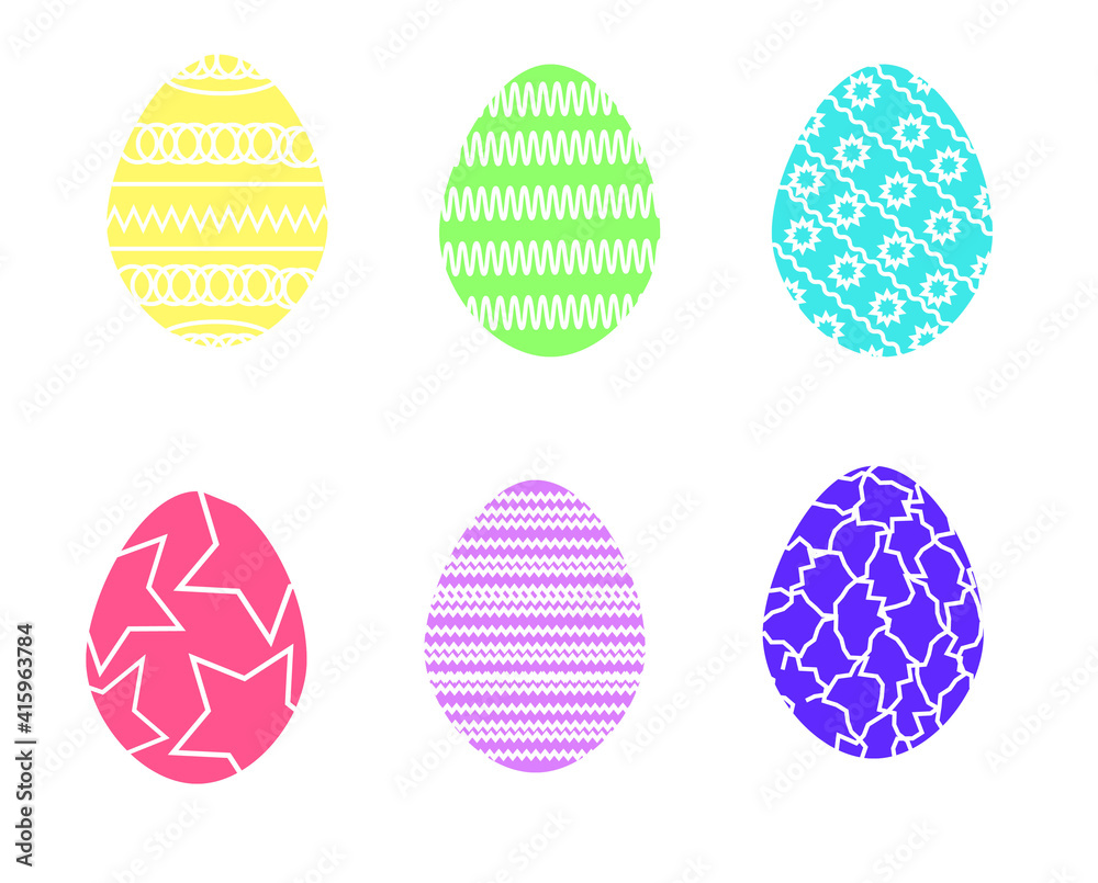 christian easter holiday, Easter eggs for easter day colorful with patterns decoration on white background illustration, set of colorful eggs with patterns christian easter holiday, Easter eggs for easter day colorful with patterns decoration on white background illustration, set of colorful eggs with patterns