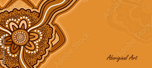Aboriginal art poster design