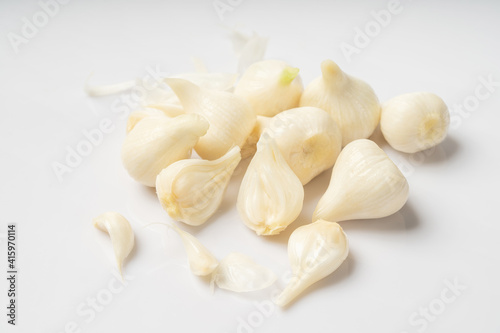 Laba garlic raw material white leek garlic