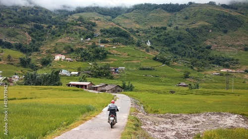Mountain village in Sa Pa, Vietnam