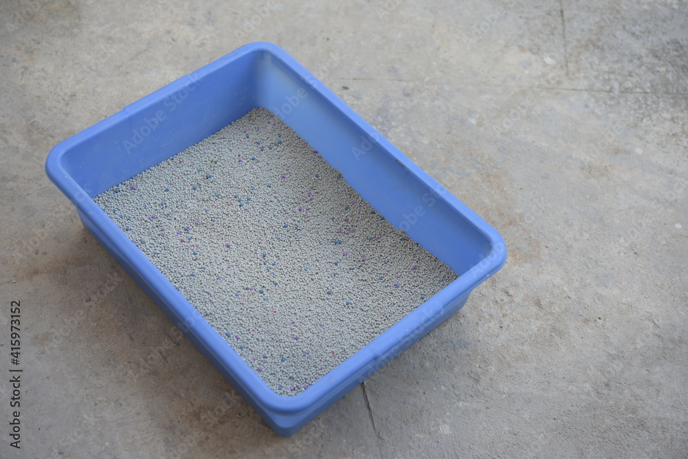 litter Cat Litter Box blue. litter Cat Litter Box blue.