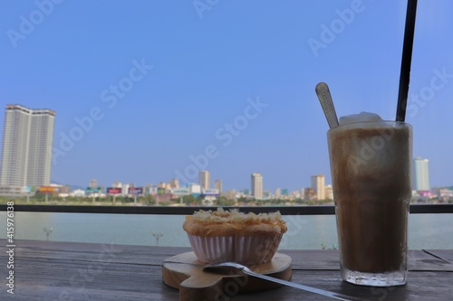 Han River Viewed from Cafe, Coffee time, Da Nang, Vietnam