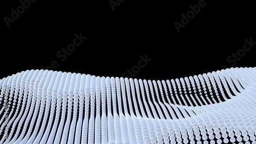 Abstract digital particle wave,technology and futuristic concept,Animation digital  technology background concept.