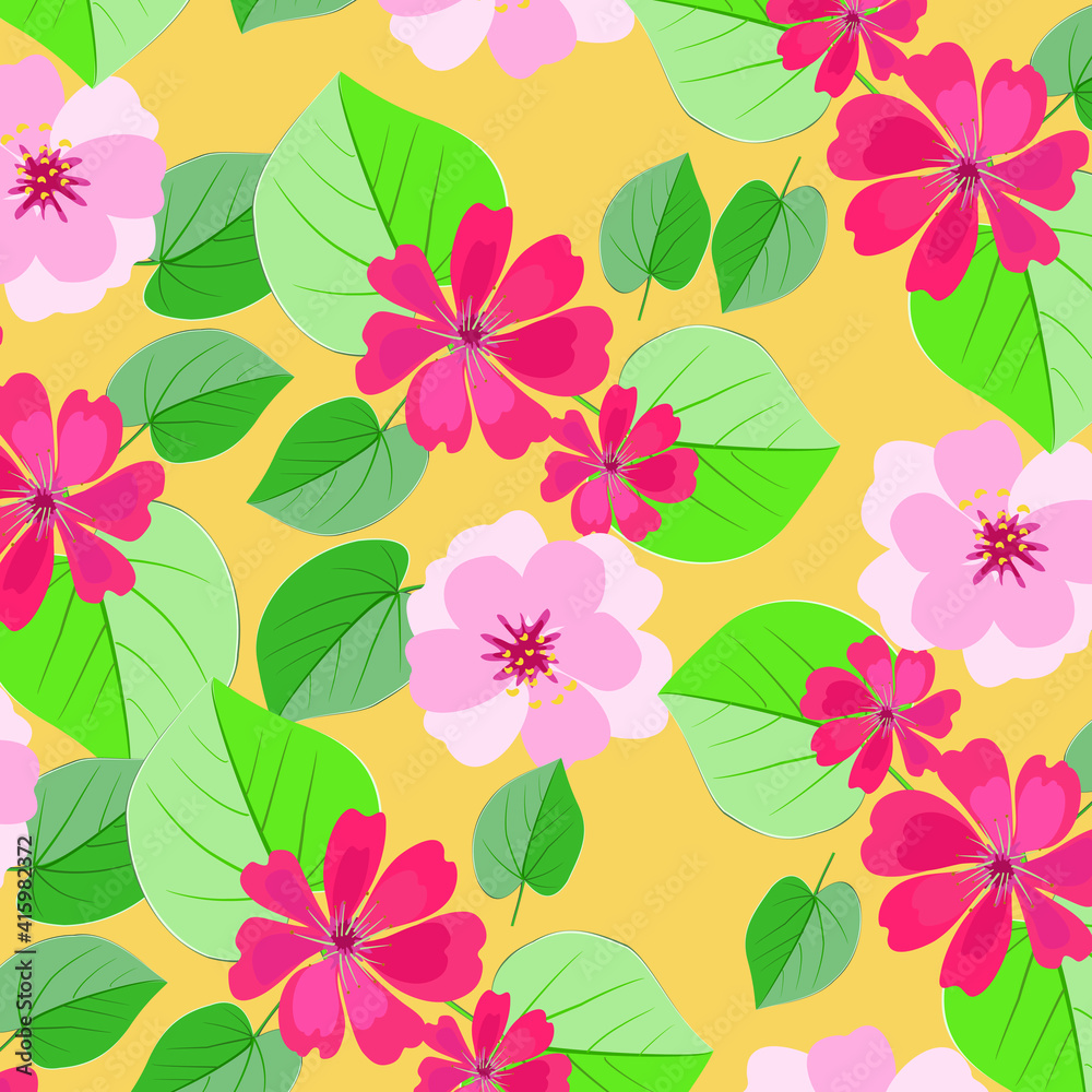 Obraz premium Flower background.&nbsp;&nbsp;Liberty style. fabric, covers, manufacturing, wallpapers, print, gift wrap.