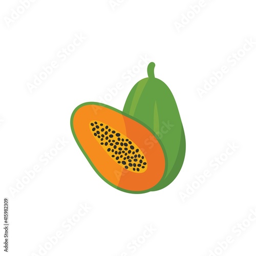 papaya icon vector illustration design