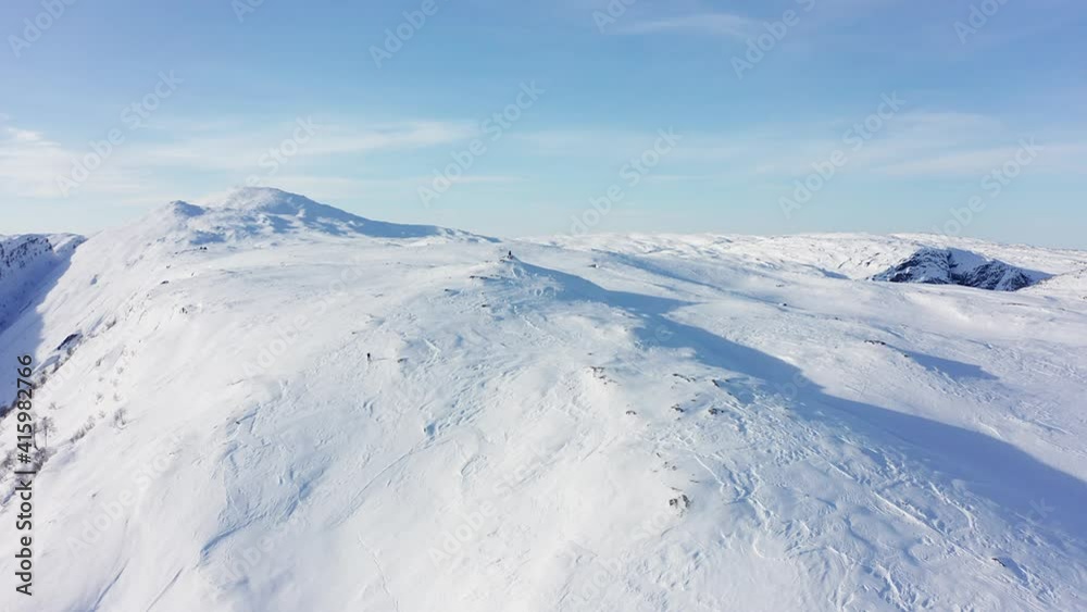 Epic skiing downhill in full speed at Bergslagen Norway Europe Epic skiing downhill in full speed at Bergslagen Norway Europe