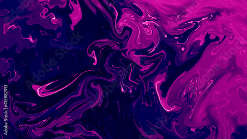 Trendy abstract colorful liquid background. Stylish marble wave texture illustraion.