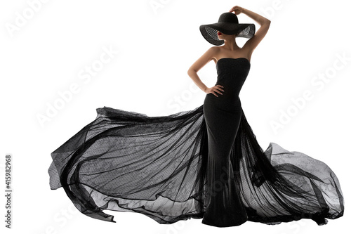 Canvastavla Woman Black Dress Fashion