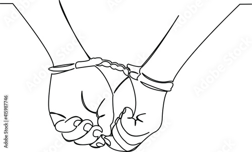 handcuffed hands