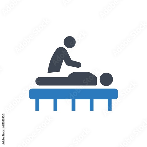 Massage physiotherapy icon