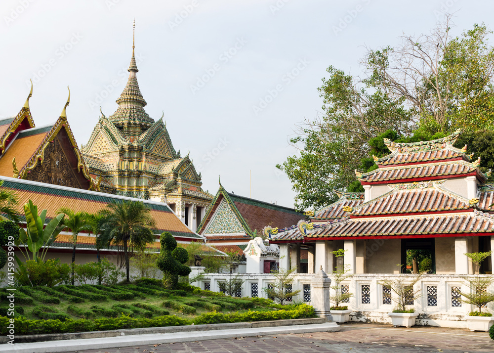 Phra Mondop at Wat Pho temple complex, Bangkok, Thailand
