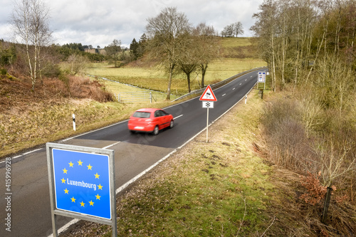 Europe frontiere politique union europeen Grand duché Luxembourg photo