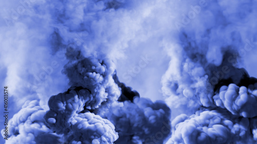 bright background of dense smoke, smoking concept - abstract 3D rendering