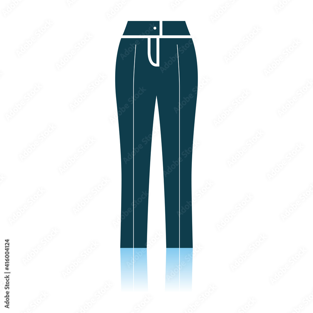 Business Woman Trousers Icon