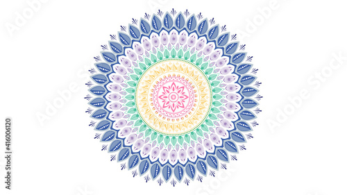 Colourful Mandala photo