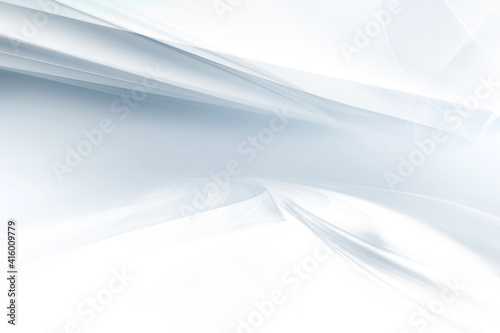 White soft perspective background. Elegant cold design. Smooth creative graphic for web.