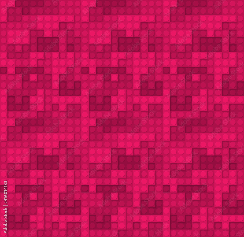 Fototapeta premium Constraction kit elements pink background