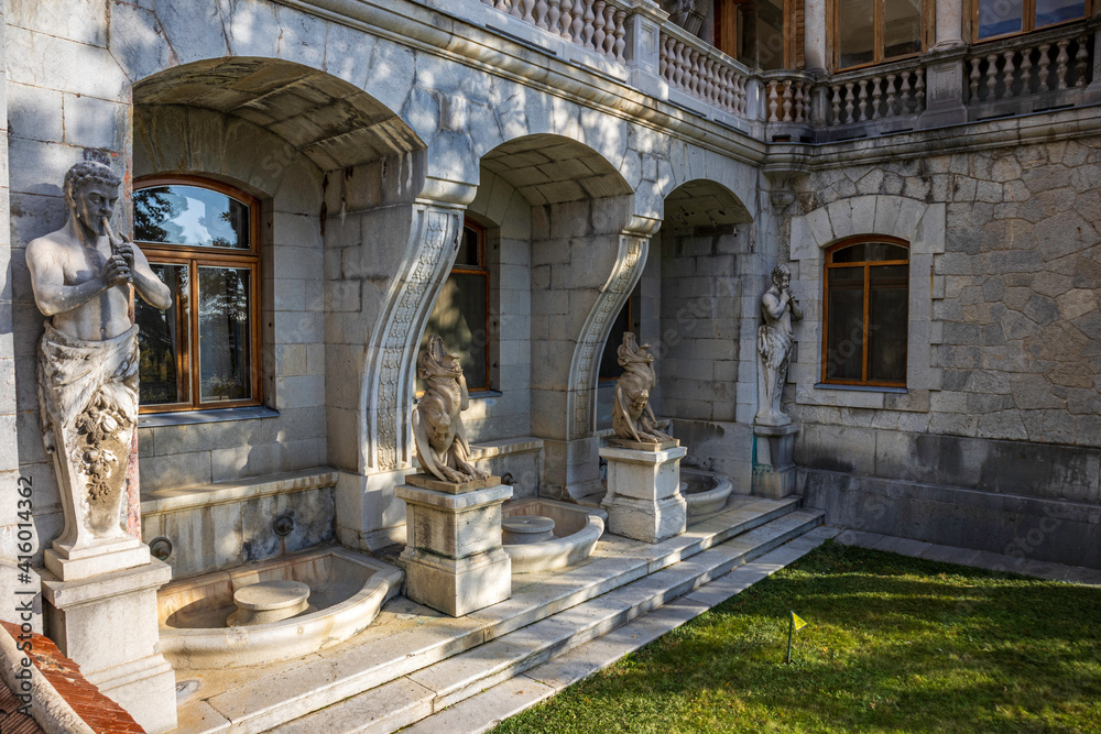 Yalta, Crimea, November 26, 2020, Massandra Palace