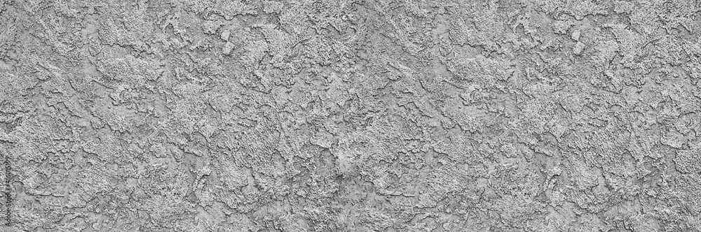 grey corrugated surface. Venetian style plaster. light creative background.rough uneven texture