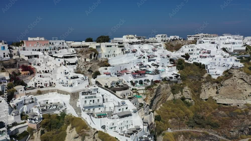Greece. Santorini Island in the Aegean Sea.