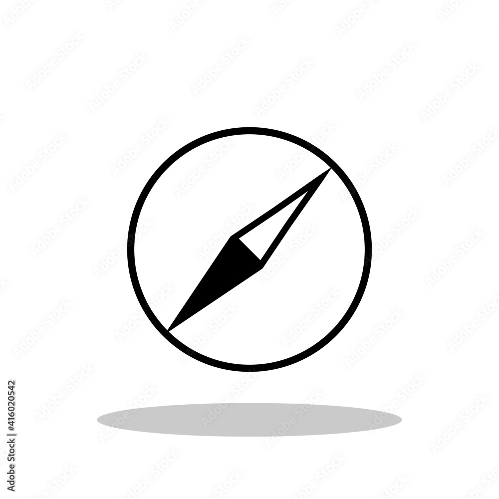 Explore icon in flat style. Exloring symbol for your web site design, logo, app, UI Vector EPS 10. Explore icon in flat style. Exloring symbol for your web site design, logo, app, UI Vector EPS 10.