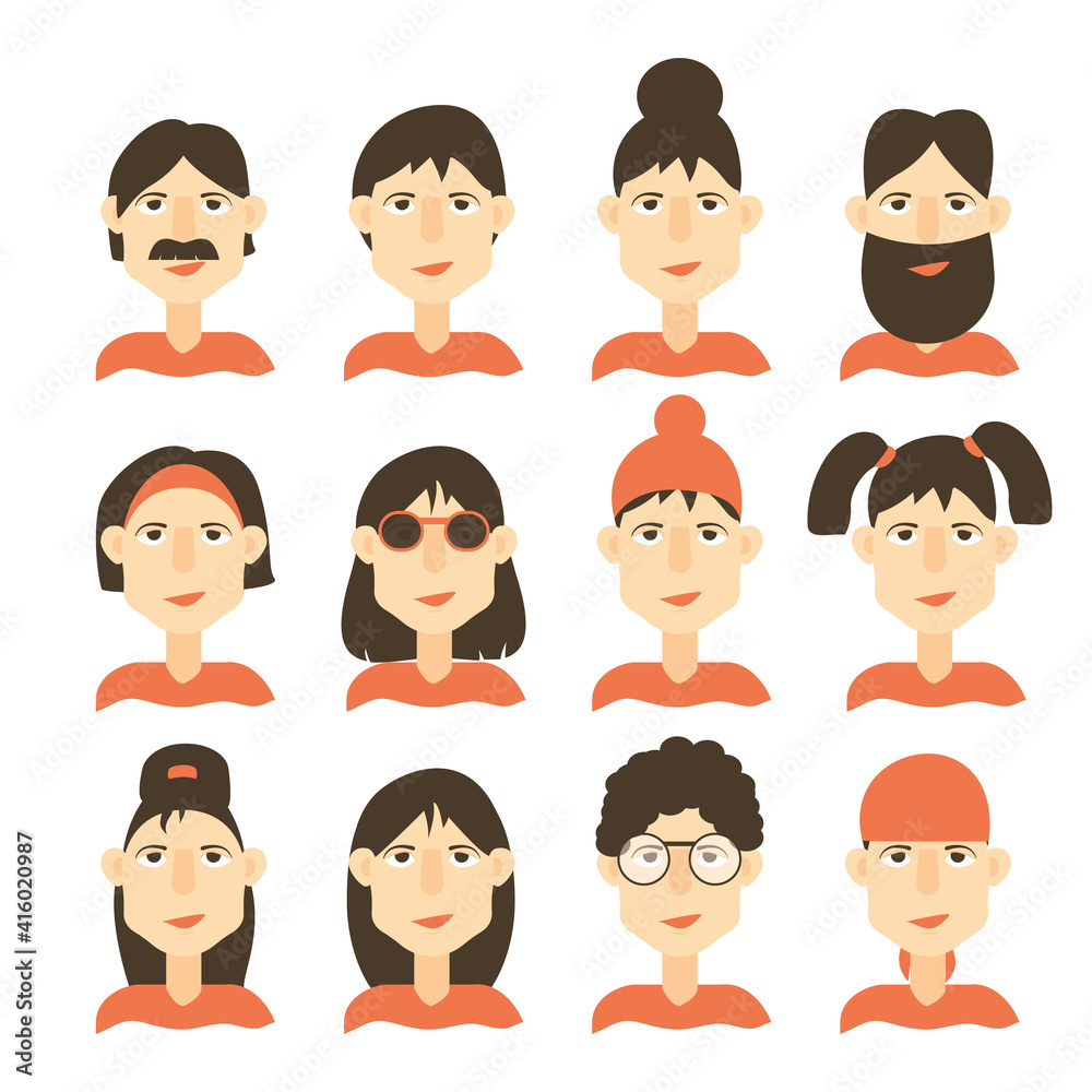 people, many characters, girls and boys, uncles and aunts people, many characters, girls and boys, uncles and aunts