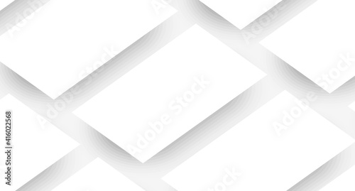 Mockup realistic business card with sharp corners Top view, isolated on light background. Vector illustration EPS10