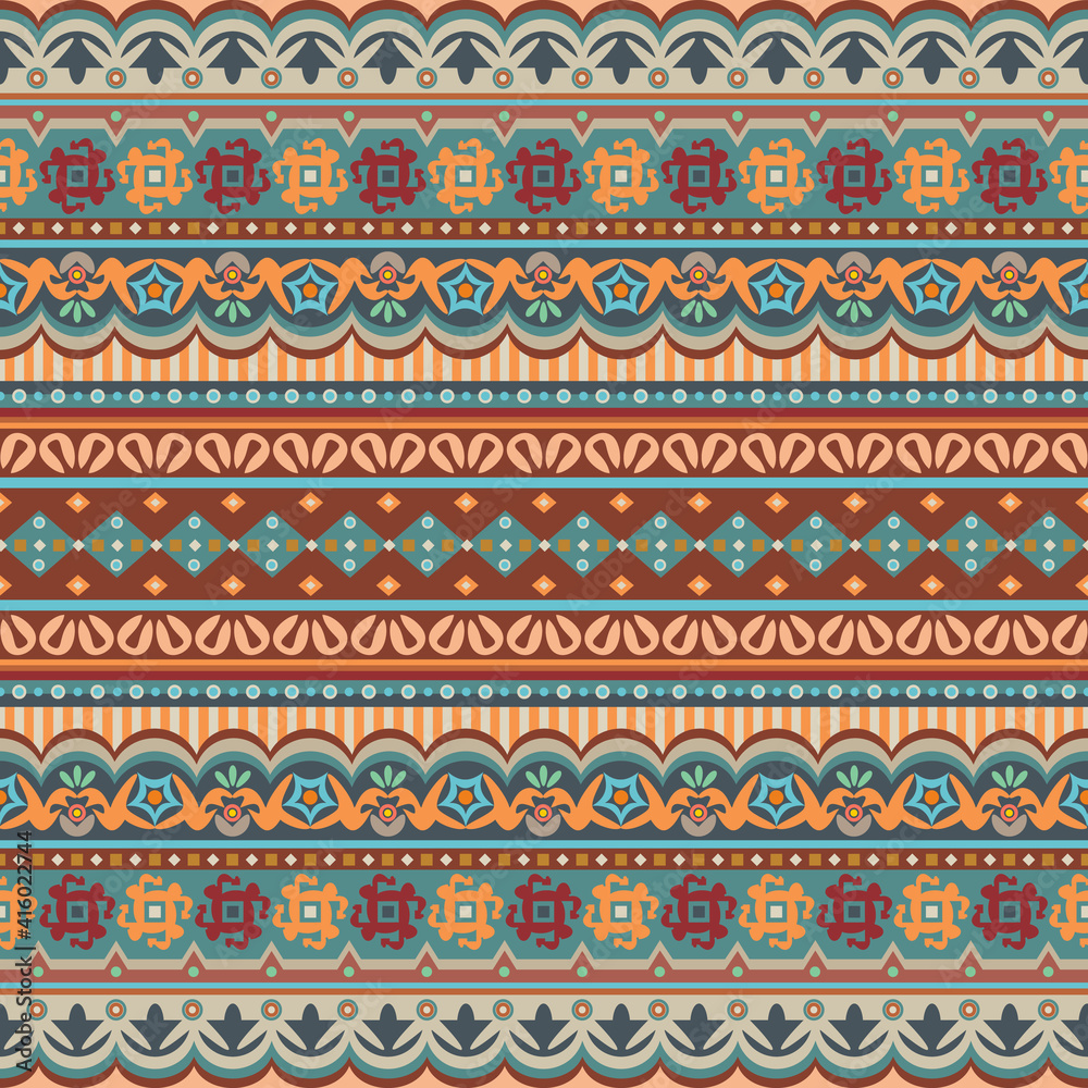 Abstract ethnic stripe pattern, raster background Abstract ethnic stripe pattern, raster background