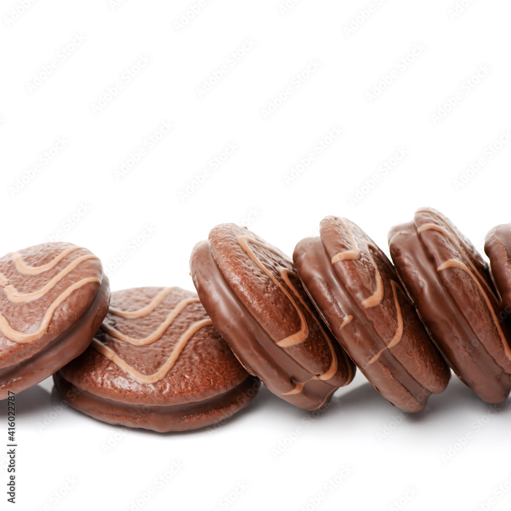 chocolate cake on white background chocolate cake on white background