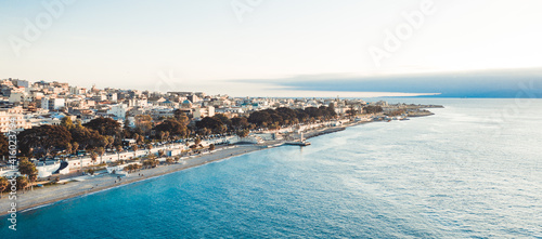 Aerial view of Reggio Calabria, Italy