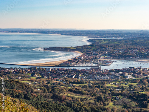 Tableau sur toile Bay of Biscay, Hendaye (France) and Hondarribia (Spain)