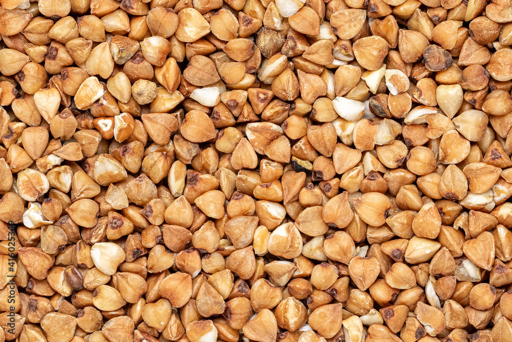 Closeup buckwheat seed background, texture. Closeup buckwheat seed background, texture.