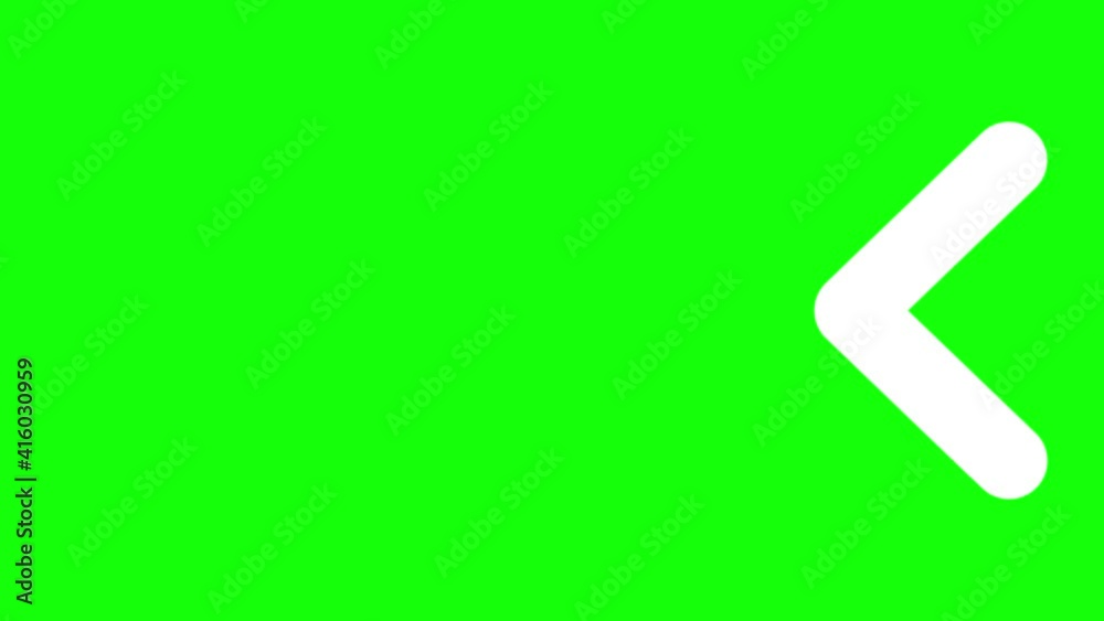 Animation of Arrows Sign Moving on Green Screen (Chroma Key) Background. Animation of Arrows Sign Moving on Green Screen (Chroma Key) Background.