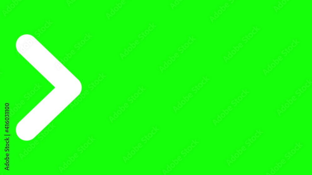 Animation of Arrows Sign Moving on Green Screen (Chroma Key) Background with Alpha Channel. Animation of Arrows Sign Moving on Green Screen (Chroma Key) Background with Alpha Channel.