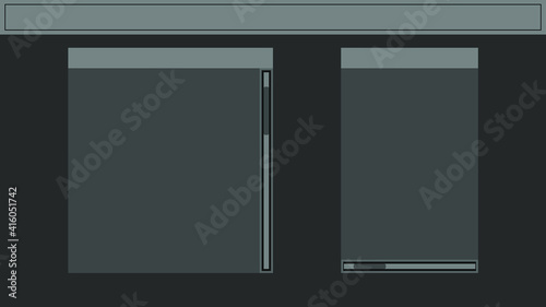 An abstract blank vintage style graphic interface layout background image.