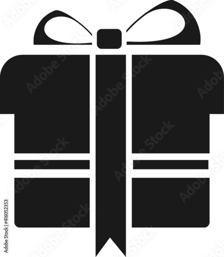 gift box icon vector isolate