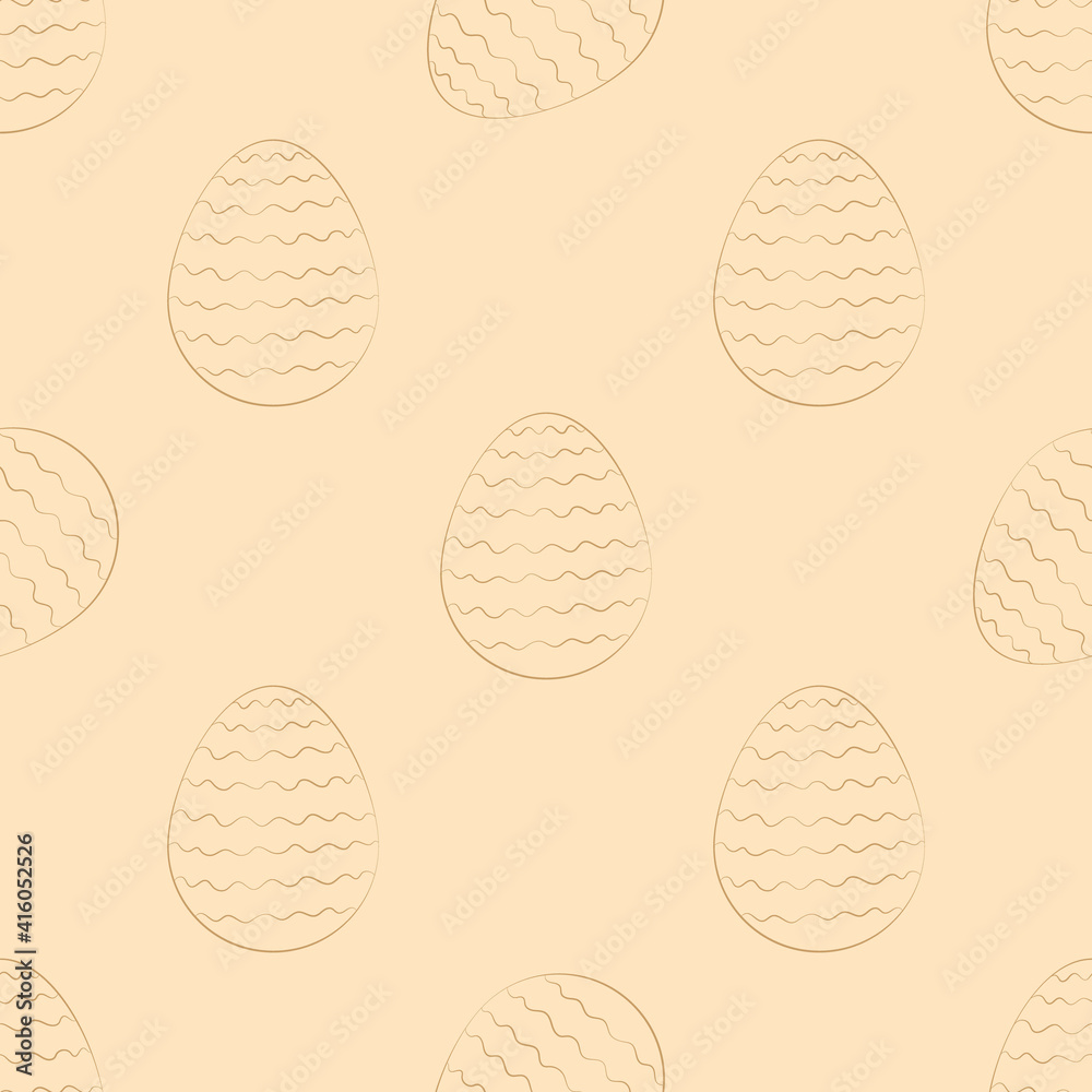 Happy Easter pattern. Easter pastel orange background. Easter eggs whith modern ornaments. Printable for scrapbooking, paper, greeting cards, paper, napkins on the table. Happy Easter pattern. Easter pastel orange background. Easter eggs whith modern ornaments. Printable for scrapbooking, paper, greeting cards, paper, napkins on the table.