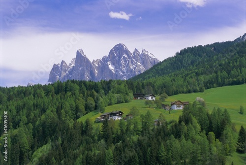 The Olde Geisler mountain group, Dolomites, Trentinto Alto Adige, Italy, Europe photo