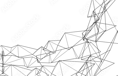 abstract geometric lines design
