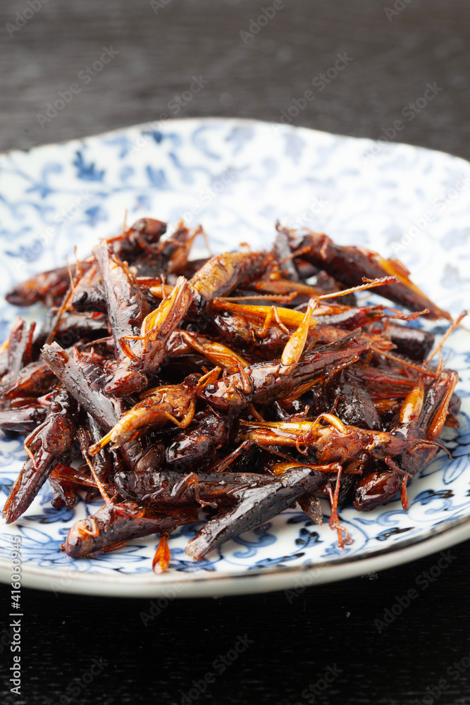 Obraz premium イナゴの佃煮