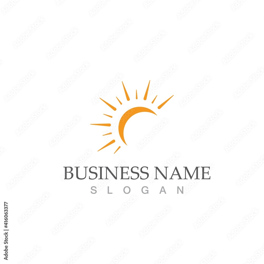 Fototapeta premium Sun Vector illustration Icon